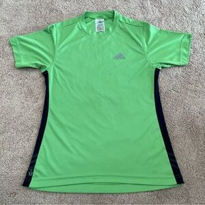 Adidas Lime Green Sports Tee